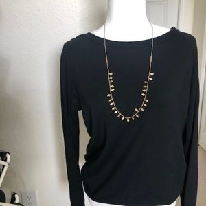 Gold tone necklace